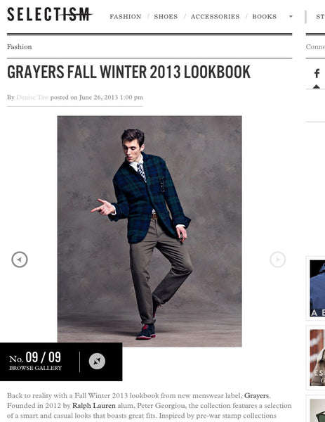Look Book: Selectism x Greyers x Greenwich Vingage Co.