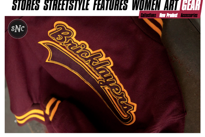 'Bricklayers' Varsity Jackets blogged in STYLE NO CHASER