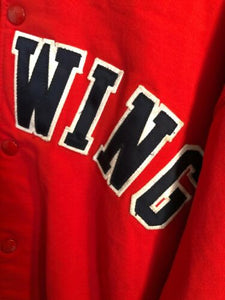 Mens Vintage Red Wing Baseball Jacket
