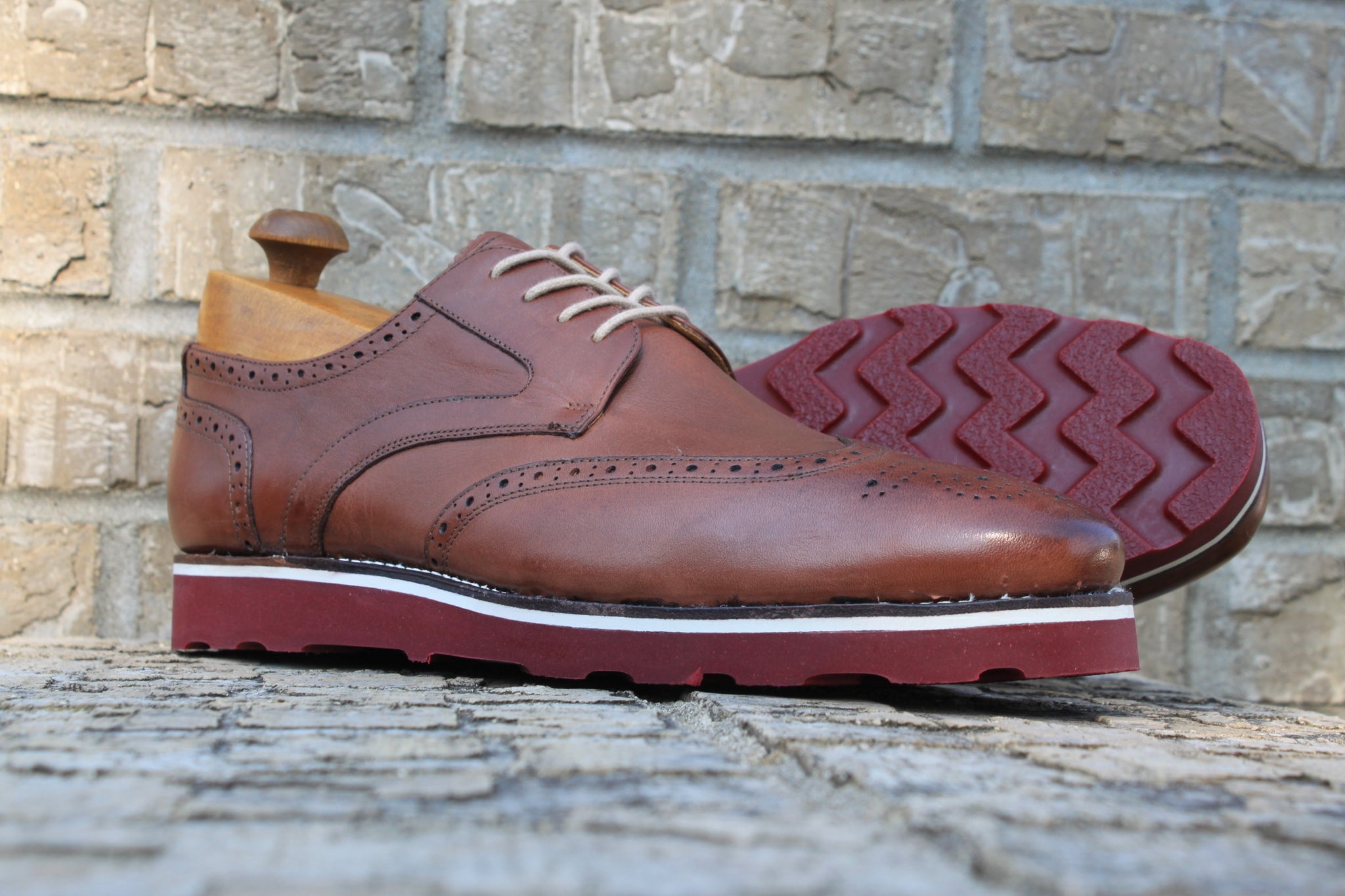 試着のみ／rim.ark Cut out wing tip shoes RIM.ARK（リムアーク）の「Cut out wing tip shoes（ローファー