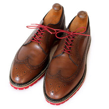 Load image into Gallery viewer, Custom:  Brown Wingtip with Red Sole