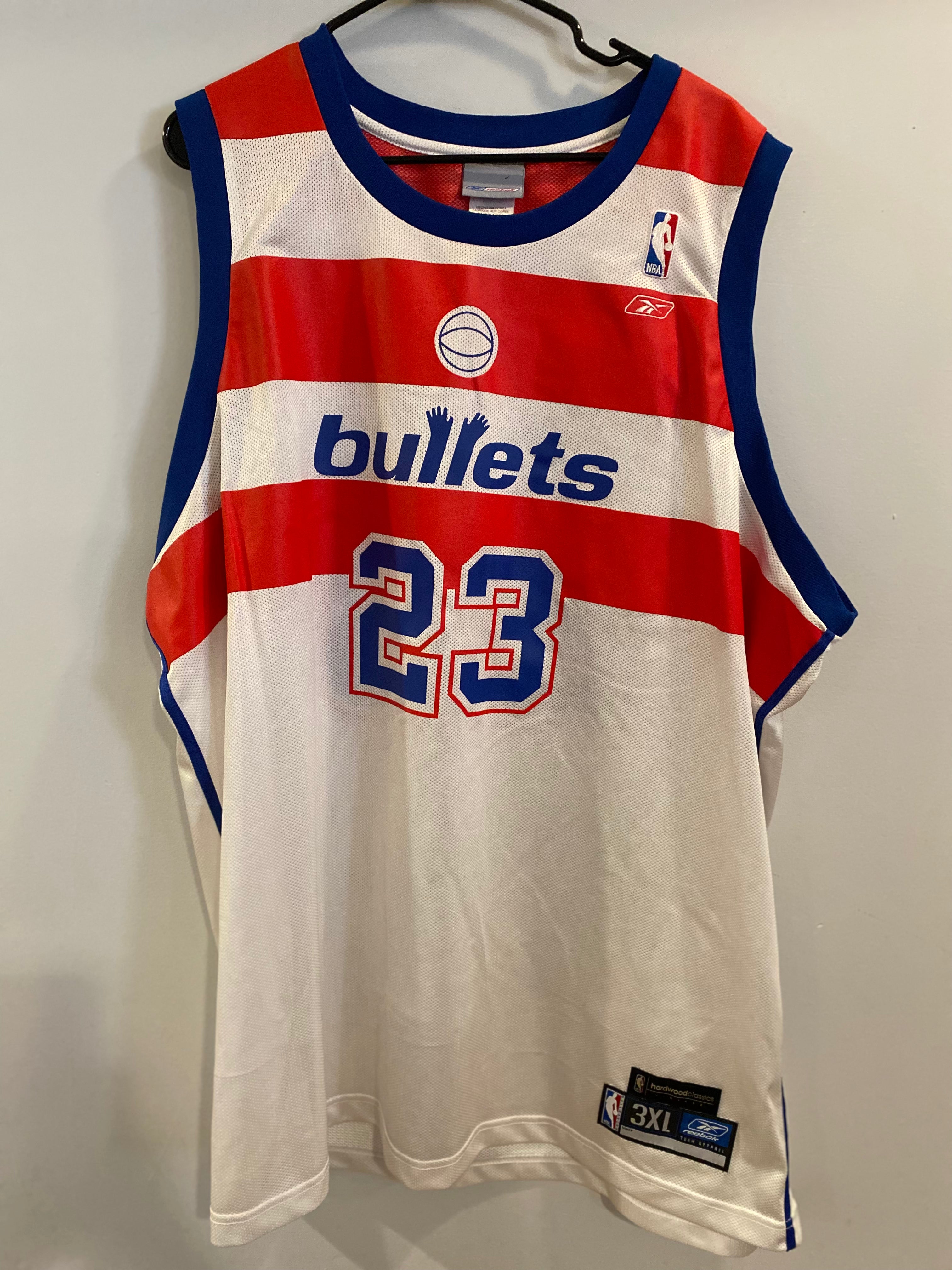 2003 Washington Wizards Bullets 23 sz. 3XL Greenwich Vintage