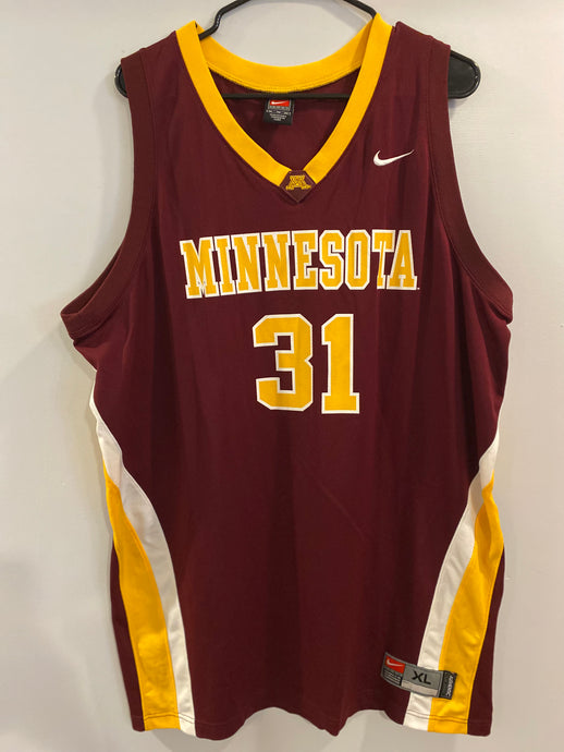 Minnesota Gopher NIKE basketball jersey #31 sz. XL